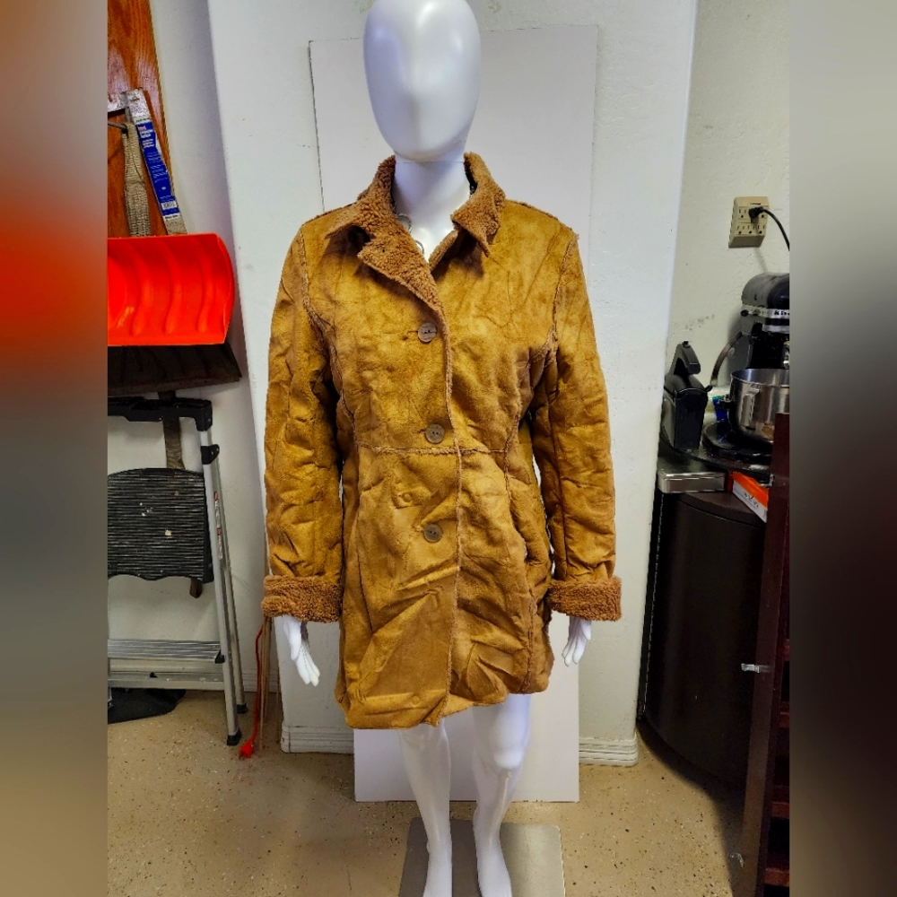 Womens Utex Design brown coat
